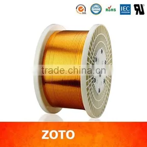 Class155 F Degree Polyester Enamel Flat Aluminum Craft Wire for Motors thumbnail-1