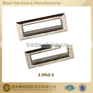 Square-shape Eyelet for Apparel Shoe Bag, Metal-made Inner.20mm*5mm thumbnail-1