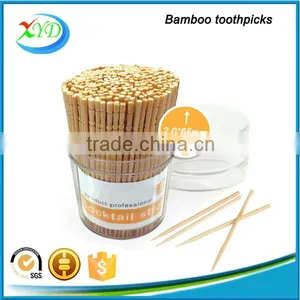 250 Pcs Plastic Barrel Bamboo Toothpicks thumbnail-3