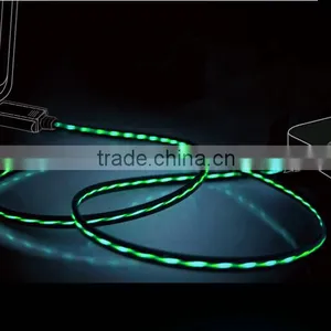 New USB Streamer Emission Data Line Dynamic Light Mobile Phone Charging Wire EL Wire thumbnail-1