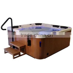 3 Lounge 3 Seats 162 Jets New Led Lighting Arrival Spa Pool With TV thumbnail-1