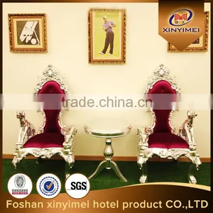 Luxury High Back King Throne Chair For Party thumbnail-3