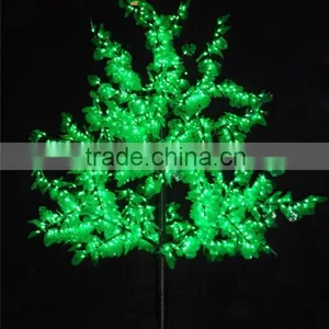 Artificial Maple Tree Light Artificial Tree Trunk Fake Flowers Deco Palm thumbnail-1