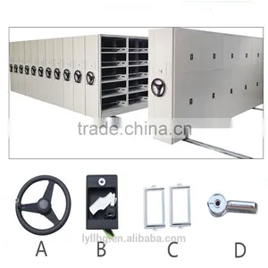 Steel Mass Shelves for Library to Save Space thumbnail-2