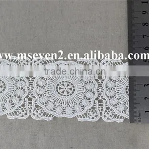 Good Price 100% Polyester Guipure Lace Trim Liturgical Lace Trim Bridal Lace Trim thumbnail-5