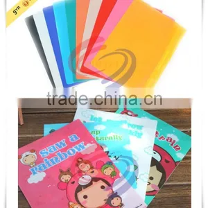 Directly Factory Wholesale Custom Made Cheap A4 Customized Logo Print L Shape File Folder thumbnail-3