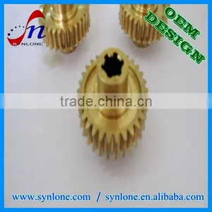 OEM Brass Copper Precision Casting Gear Parts thumbnail-1
