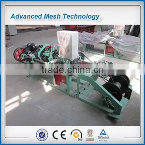 All Types of Galvanized Barbed/ Thorn Wire Fencing Making Machines China Factory thumbnail-1