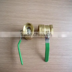 Female and Male Brass Ball Valve With 1/4 3/8" 1/2" NPT BSPT Thread ,copper Core and Copper Spool thumbnail-2