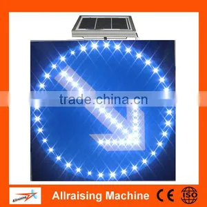 Cheap Aluminium Solar LED Road Sign thumbnail-1