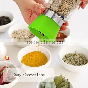 Manual Glass Mini Pepper Grinder Mill Kitchen Tools Glass Pepper Grinder thumbnail-2