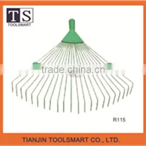 Mini Garden Rake Steel Leaf Grabber Rake thumbnail-1