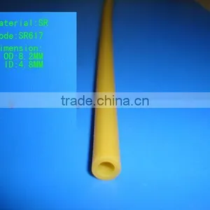 Yellow O-ring Oil Silicone Rubber Foam Seal Strip ASR010 thumbnail-1