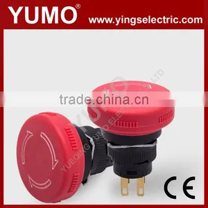 Hot Sale ABS16S-P11-E 8mm 12mm 16mm 19mm 22mm 25mm Momentary 12V 24V 220V Metal Push Button Push Button for Range Hoods thumbnail-1