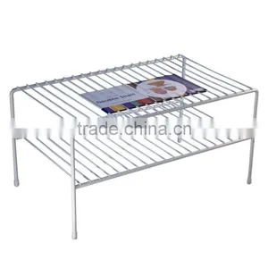 Kitchen Pantry Cabinet Countertop Double Storage Shelf thumbnail-1