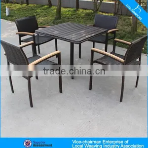 Внешняя пабовая стол и стулья с деревянной верхней частью PS-wood 646+8604 thumbnail-6