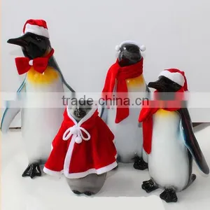 Custom Made Resin Penguin Sculpture Christmas Display thumbnail-1