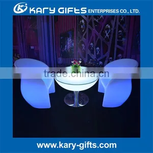 Dining Room Furniture in China Plastic Led Restaurant Patio Furniture thumbnail-4