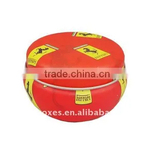 Small Round Red Candle Tin ( I121 ) thumbnail-1