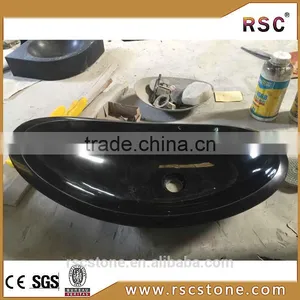 Natural Nero Marquina Marble Bathroom Sink for Wholesale thumbnail-2