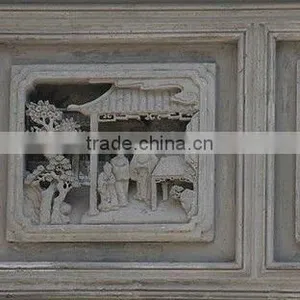 Natural Marble Wall Relief With Figure And Tree Design thumbnail-1