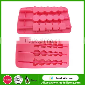 Silicone Ice Cube Tray With Lid thumbnail-6