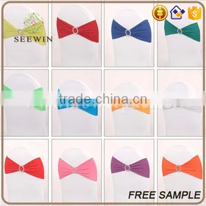 Hot Sale Beautiful Spandex Chair Sashes With Buckle thumbnail-1