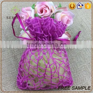 Sheer Organza Mesh Flower Bag for Cut Flowers thumbnail-4