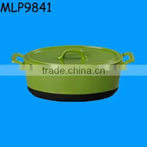 Wholesale Lifestyle Oval Green Cheap Ceramic Terrine thumbnail-1