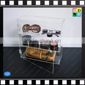 Custom Crystal Display Box Acrylic Makeup Organizer for Makeup Cosmetic With Lock thumbnail-1