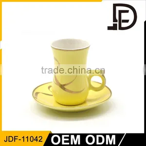 Ceramic Promotional Cawa Coffee Cup Cafe , Arabic Coffee Sets for Turkish thumbnail-2