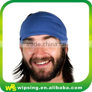 Custom Wide Nylon Spandex Headbands for Man thumbnail-1