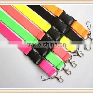 12 Pcs Fashion Fluorescent Color Lanyard for MP3/4 Cell Phone Key Chain Lanyard thumbnail-1