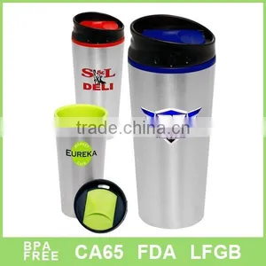500ml BPA Free Double Wall Stainless Steel Travel Coffee Mug thumbnail-1