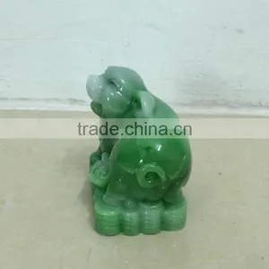 Polyresin Lucky Pig Statue thumbnail-5