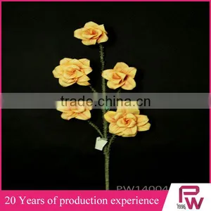 High Quality New Design Vintage Craft Flower Craft Fabric Flowers for Table Centerpieces thumbnail-5
