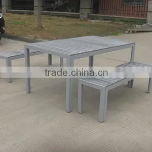 Plastic Wood Material and Aluminum Metal Type Antique Wooden Outdoor Furniture thumbnail-1