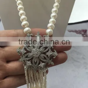Modern Designs 10-11mm White Freshwater Pearl Necklace thumbnail-4
