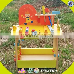 2017 Wholesale Wooden Tool Set for Kids Diy Wooden Tool Set for Kids New Fashion Wooden Tool Set for Kids W03D077 thumbnail-3
