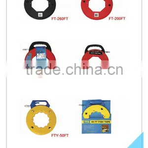 100ft Fish Tape Wire Cable Puller Electricians Reel Tape thumbnail-1