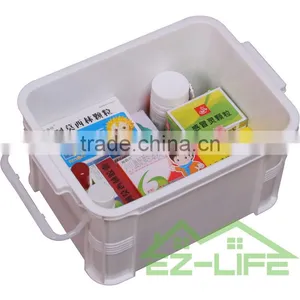 2016 New Design Plastic Rattan Plastic Medical First Aid Storage Box/organizer/kit/case for Home Workplace Car thumbnail-3