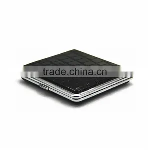2017 High Quality Pocket Leather Metal 20 Cigarette Box Case thumbnail-1