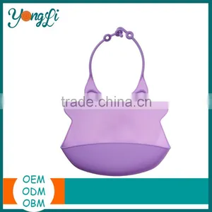 Baby Care Product BPA Free Silicone Baby Bibs With Snaps thumbnail-1