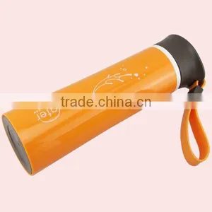 380ml BAP Free Hight Quality Plastic Double Wall Water Bottle With Flat Lid thumbnail-3