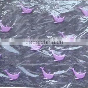 Cartoon Colorful PVC Bath Mat Kids Floor Mat Yarn Dyed Antislip Shower Mat in Tub for Bathroom thumbnail-1