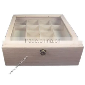 Wooden Craft Boxes With Two Compartments thumbnail-1
