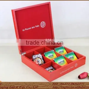 Natural Wood MDF Fancy Tea Chest thumbnail-2
