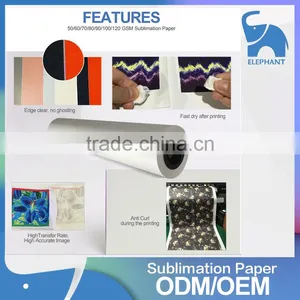 Fast Dry 100gsm Dye Sublimation Paper for Roland Mimaki Mutoh thumbnail-1
