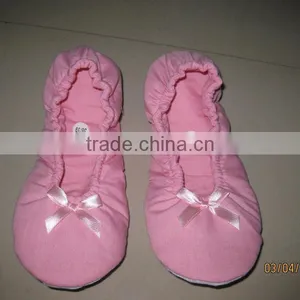 Women Dancing Ballerina Shoes 2016 With Velvet Fabric thumbnail-1