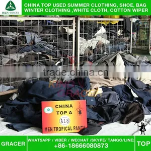 Promotional Stock Recycling In Bales Men Suit Pants Used Clothing Canada Style thumbnail-3